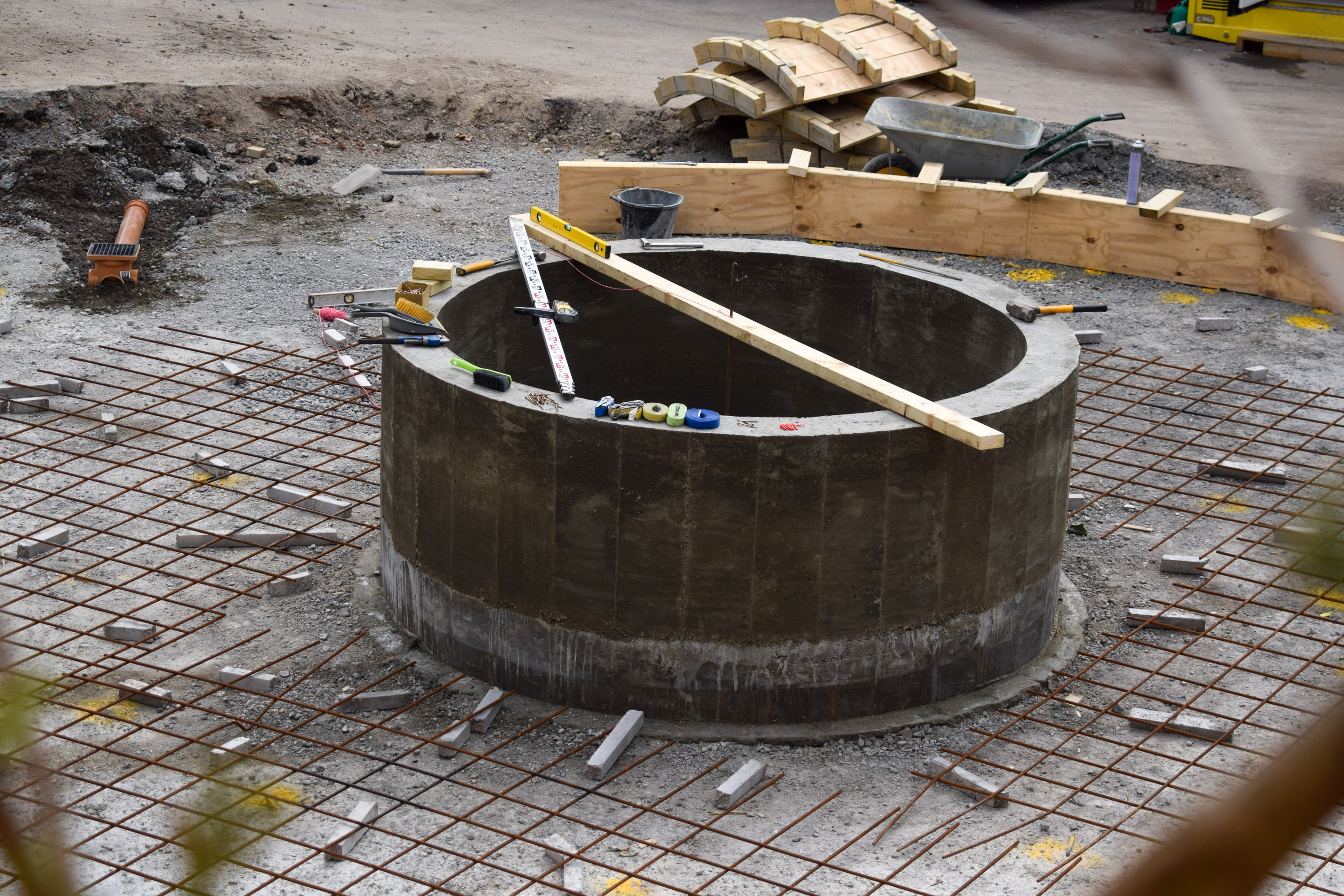 Concrete Poured For New Bobbing Barrels Attraction