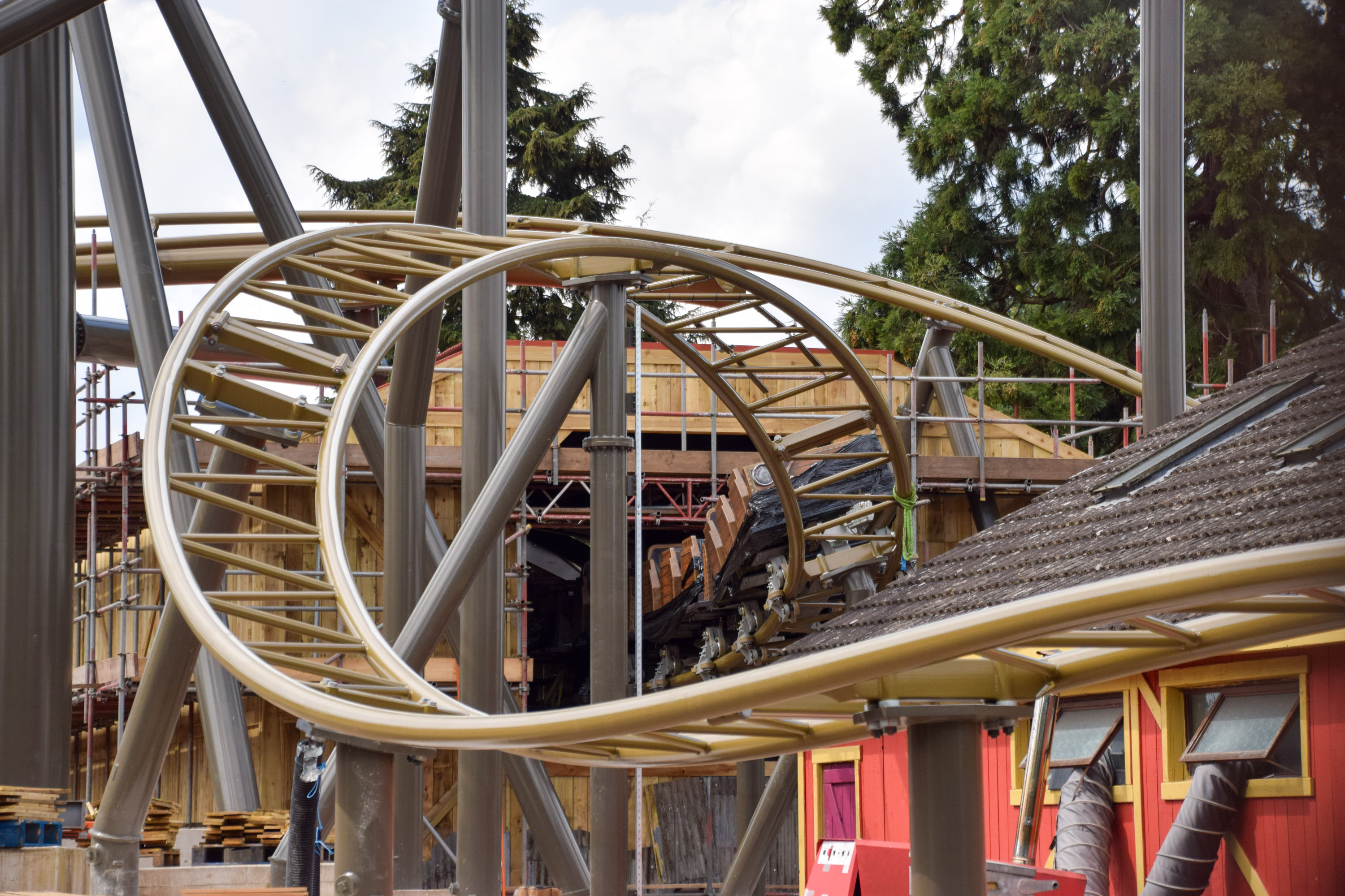 Drayton Manor 2024 Rollercoaster Construction Continues