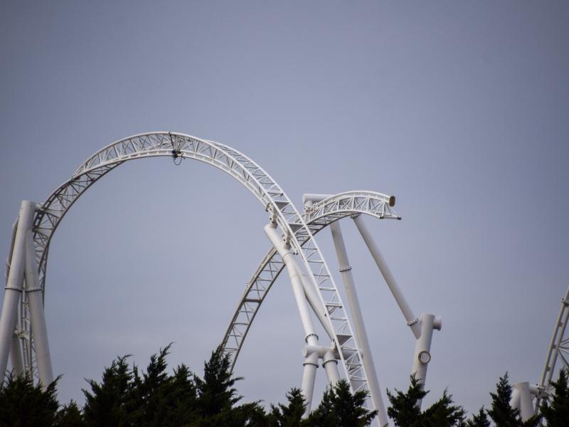Hyperia Track 80% Complete Next Stage The Lift Hill