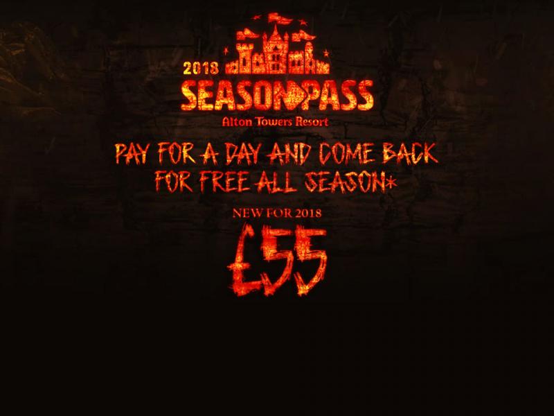 Alton Towers announce new "Season Pass" for 2018 Season
