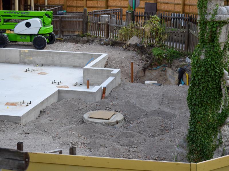 Foundations Complete For Croc Drop