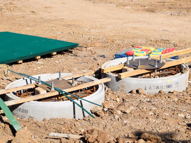 Station Steelwork Arrives And More Footers Are Installed