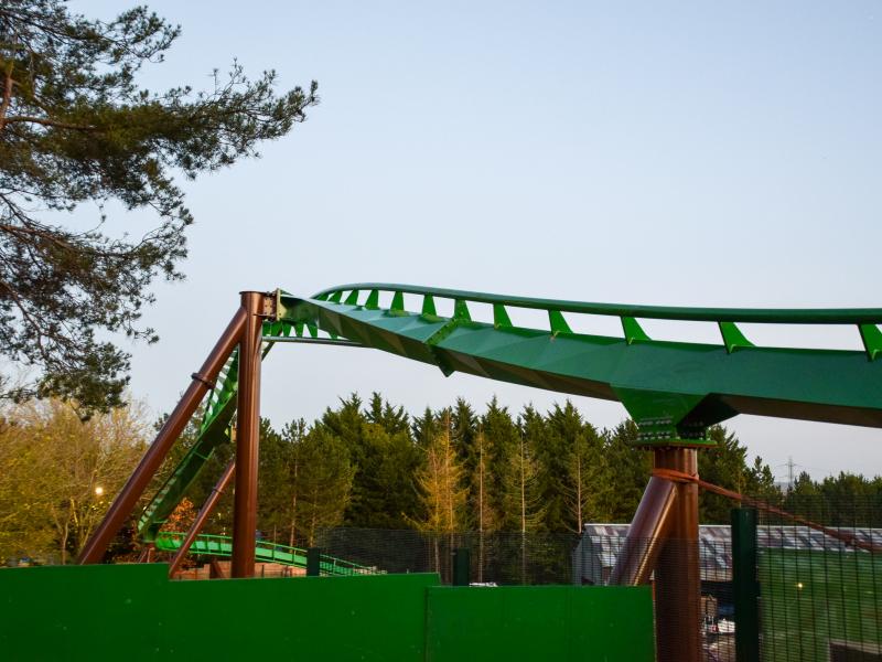 First Look At Jumanji Rollercoaster From Inside The Park