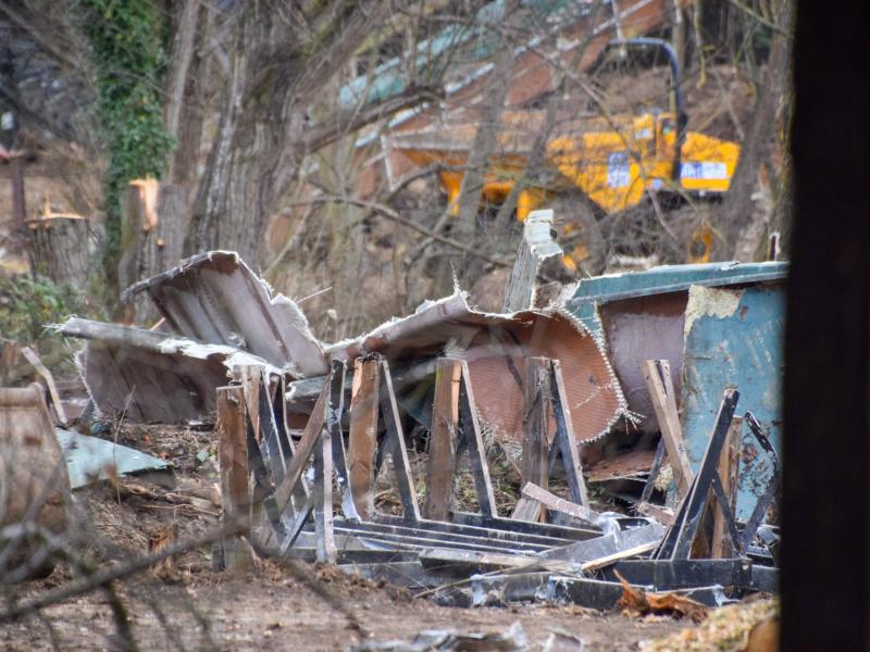 Loggers Leap And Old Town Demolition Continues