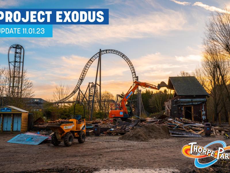 Loggers Leap Station Fully Demolished