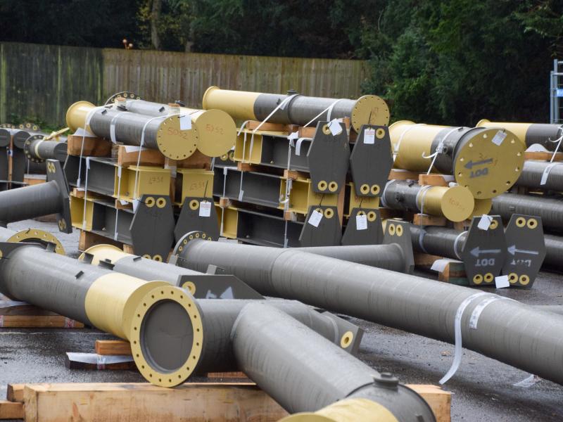 Drayton Manor 2024 Rollercoaster Supports Delivered