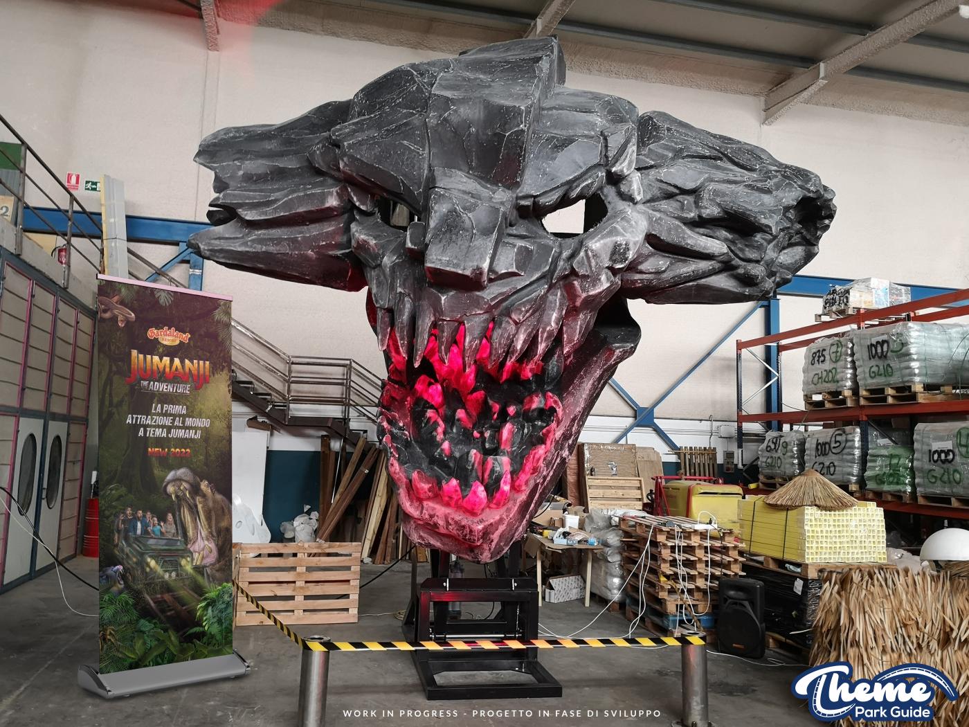 Construction Work Continues For JUMANJI The Adventure at Gardaland