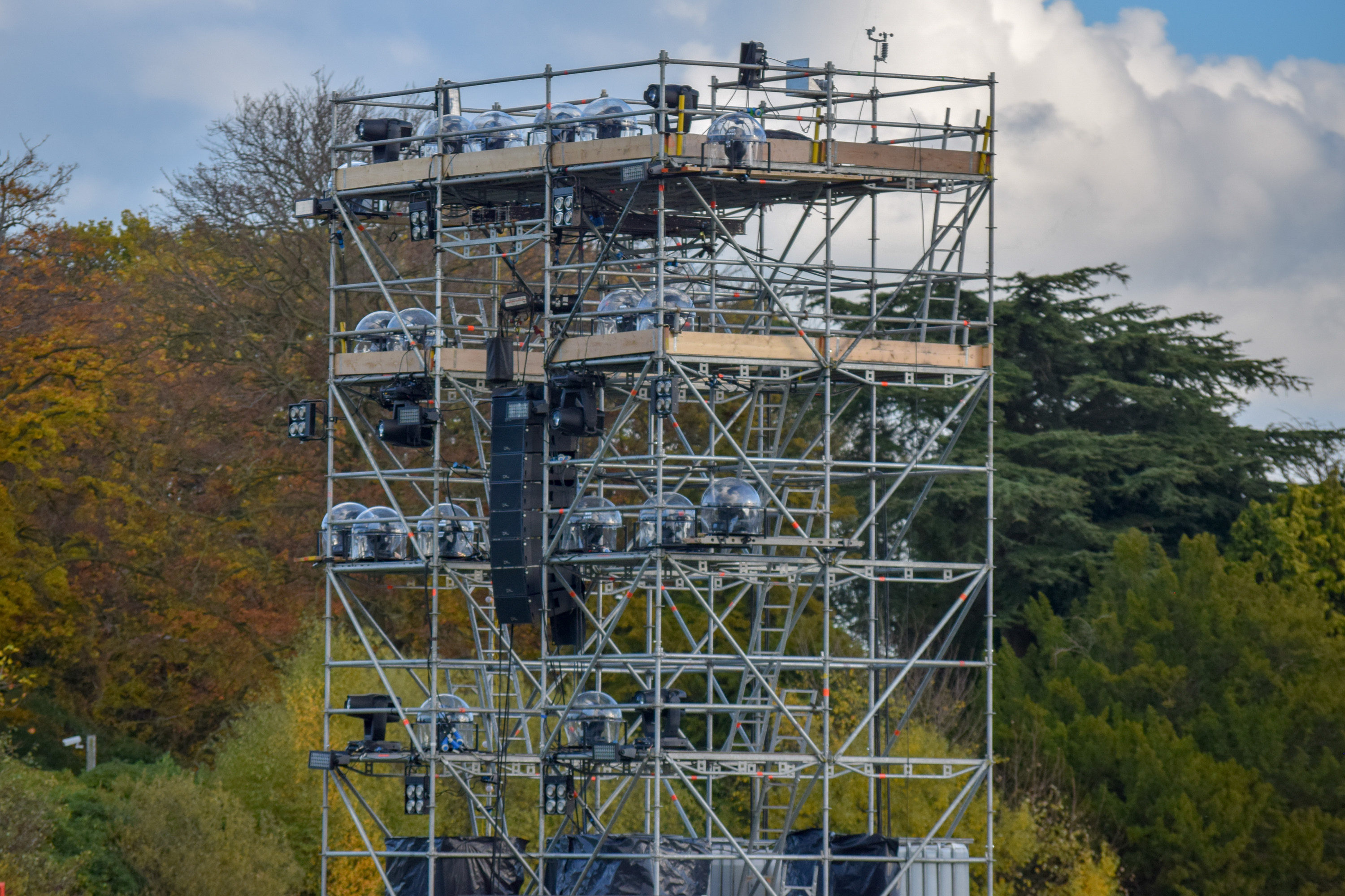Alton Towers Fireworks Prep Continues