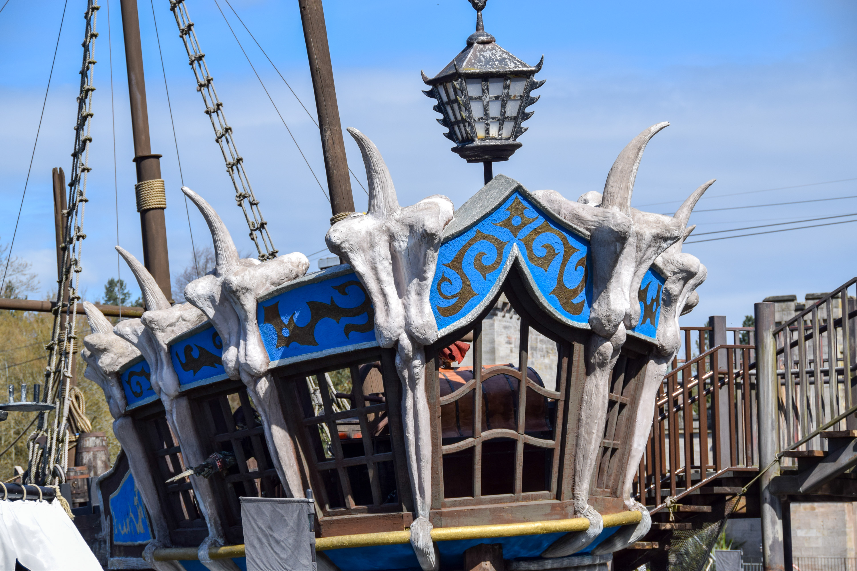 Alton Towers Battle Galleons Repainted