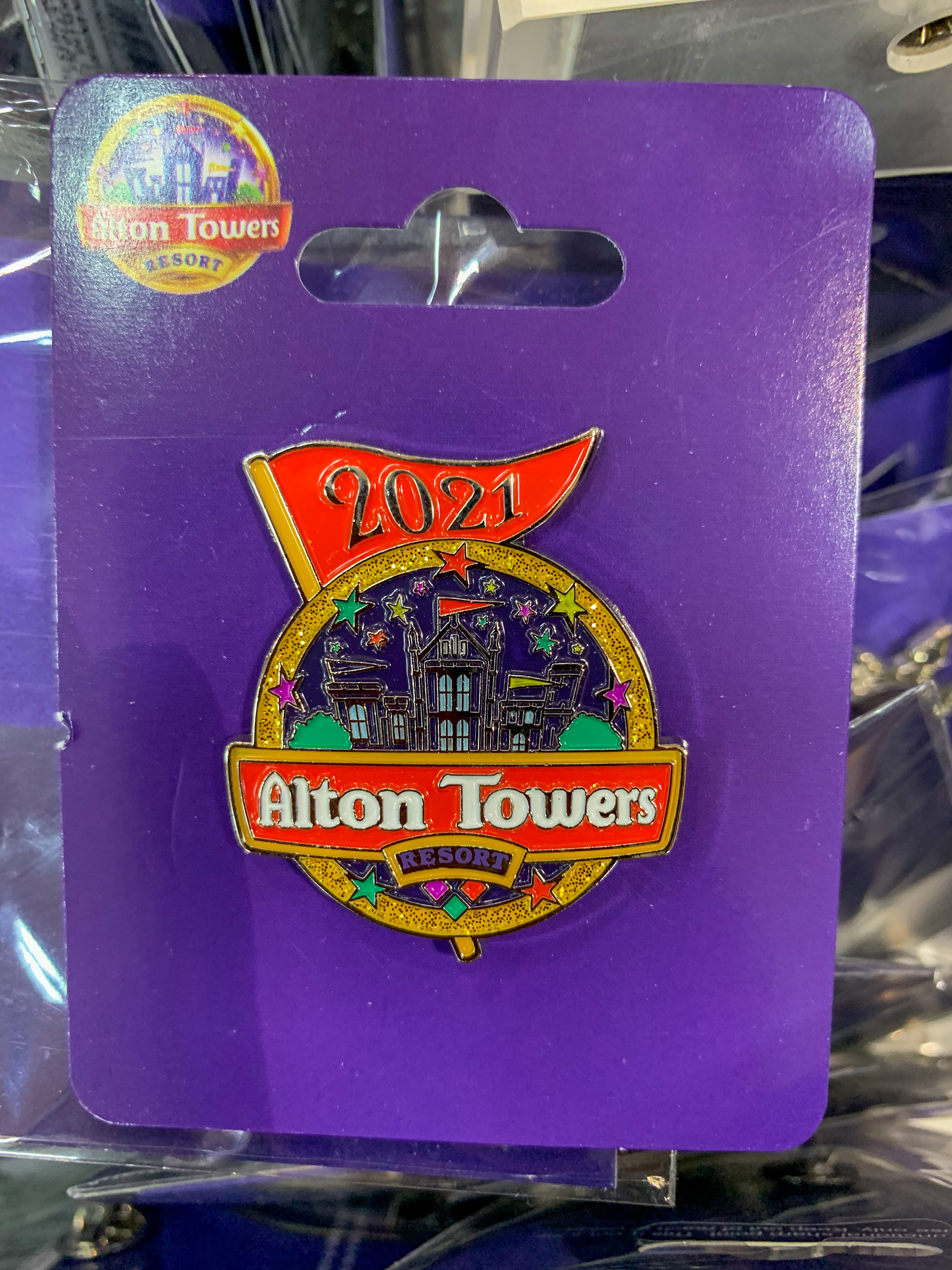 Alton Towers 2021 Pin Badges