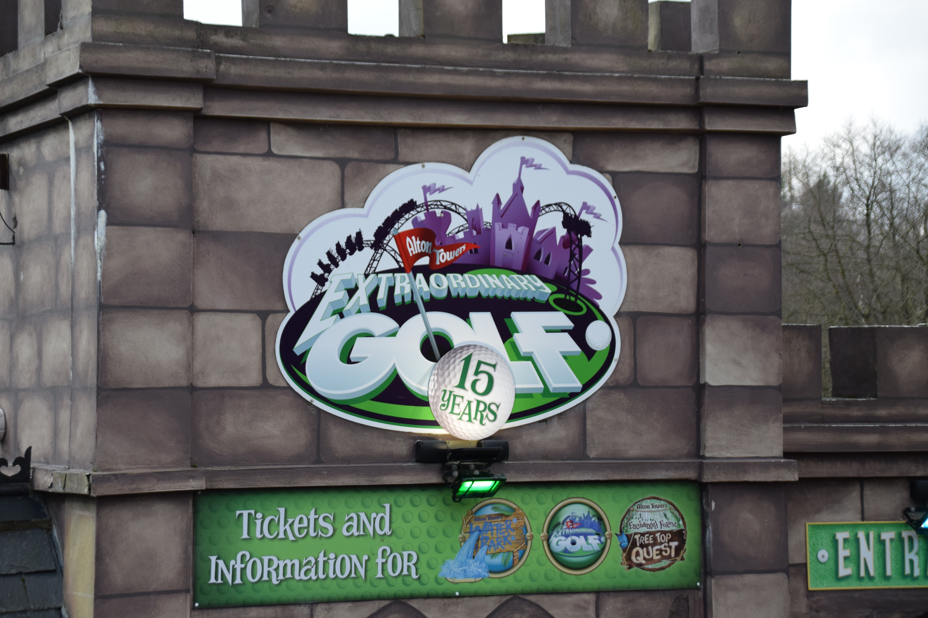 Alton Towers Extraordinary Golf Turns 15