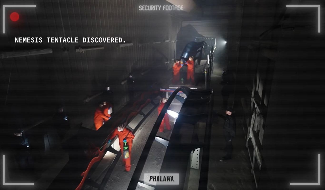 First Look At The New Track For The Nemesis Refurbishment