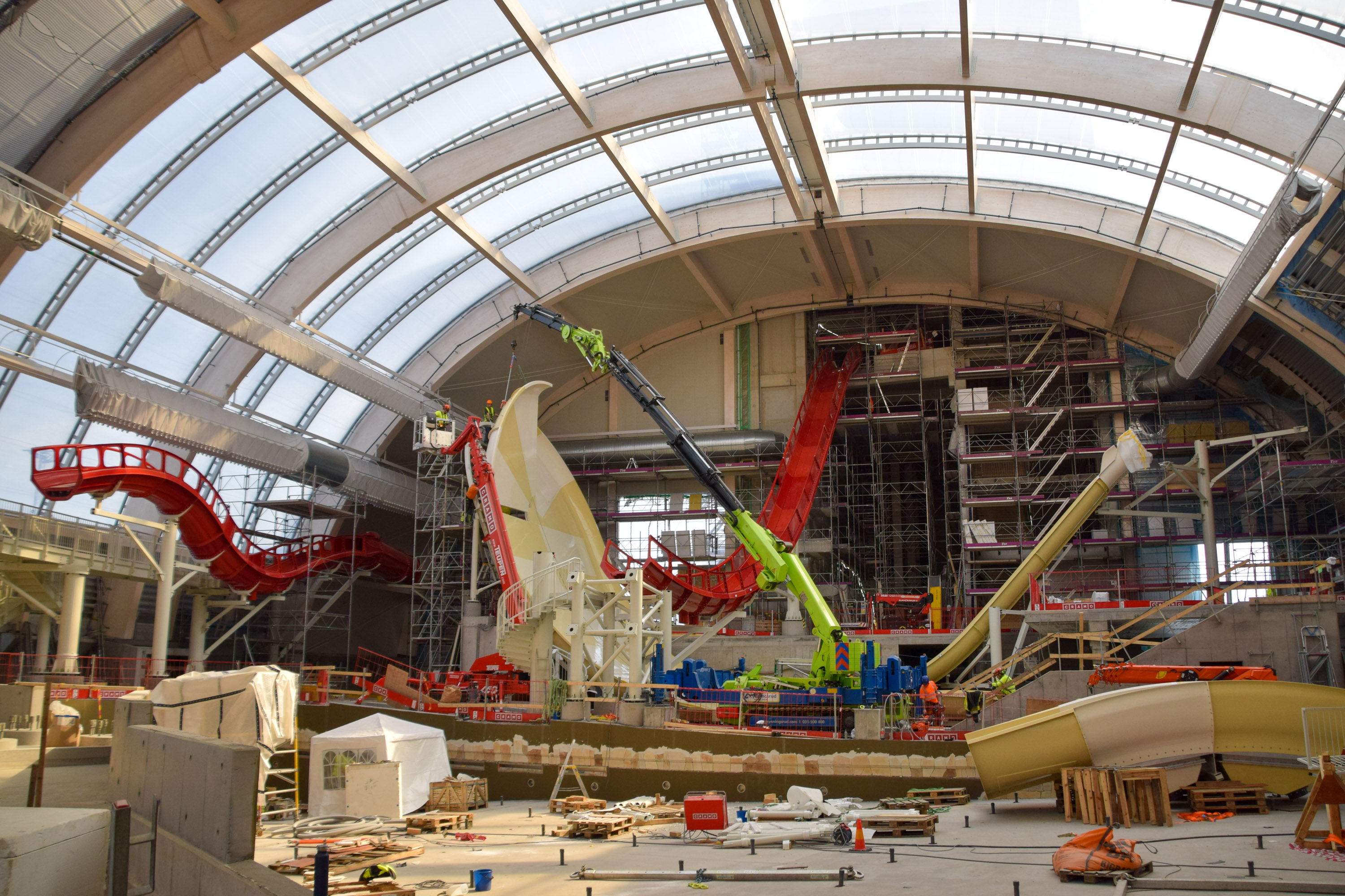 Liseberg Oceana Waterpark Construction Site Tour