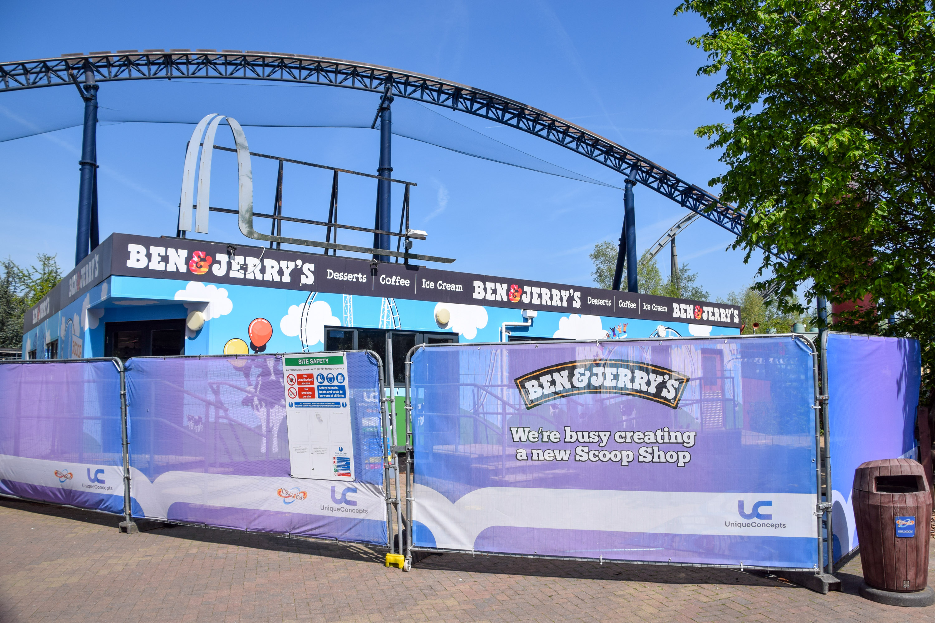 Thorpe Park Ben And Jerrys Unit Refresh Continues