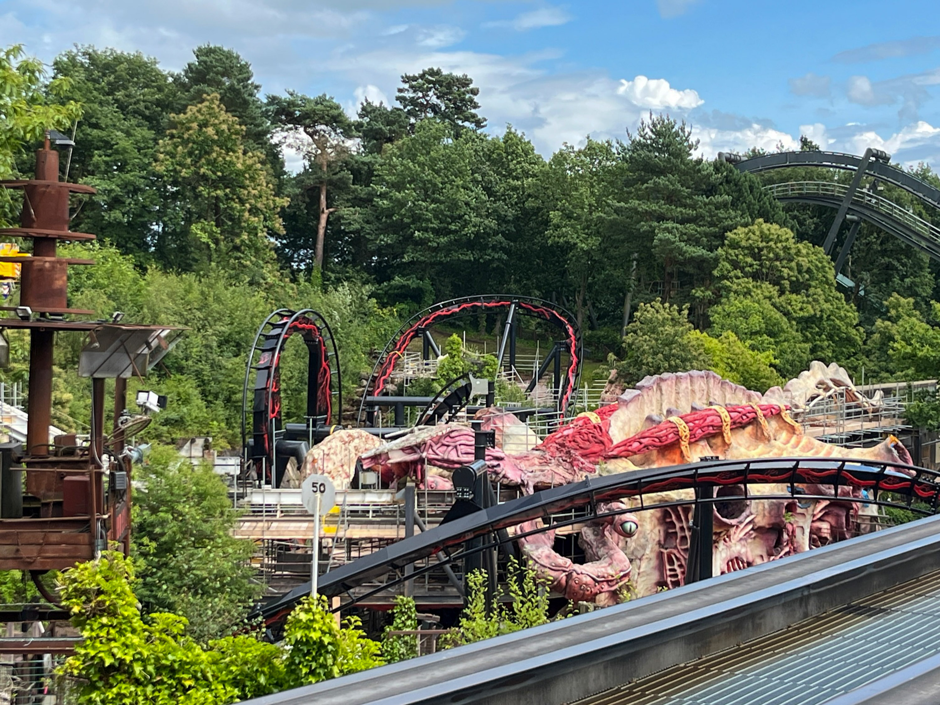 Nemesis Loop Installed And Zero-G Roll Work Begins
