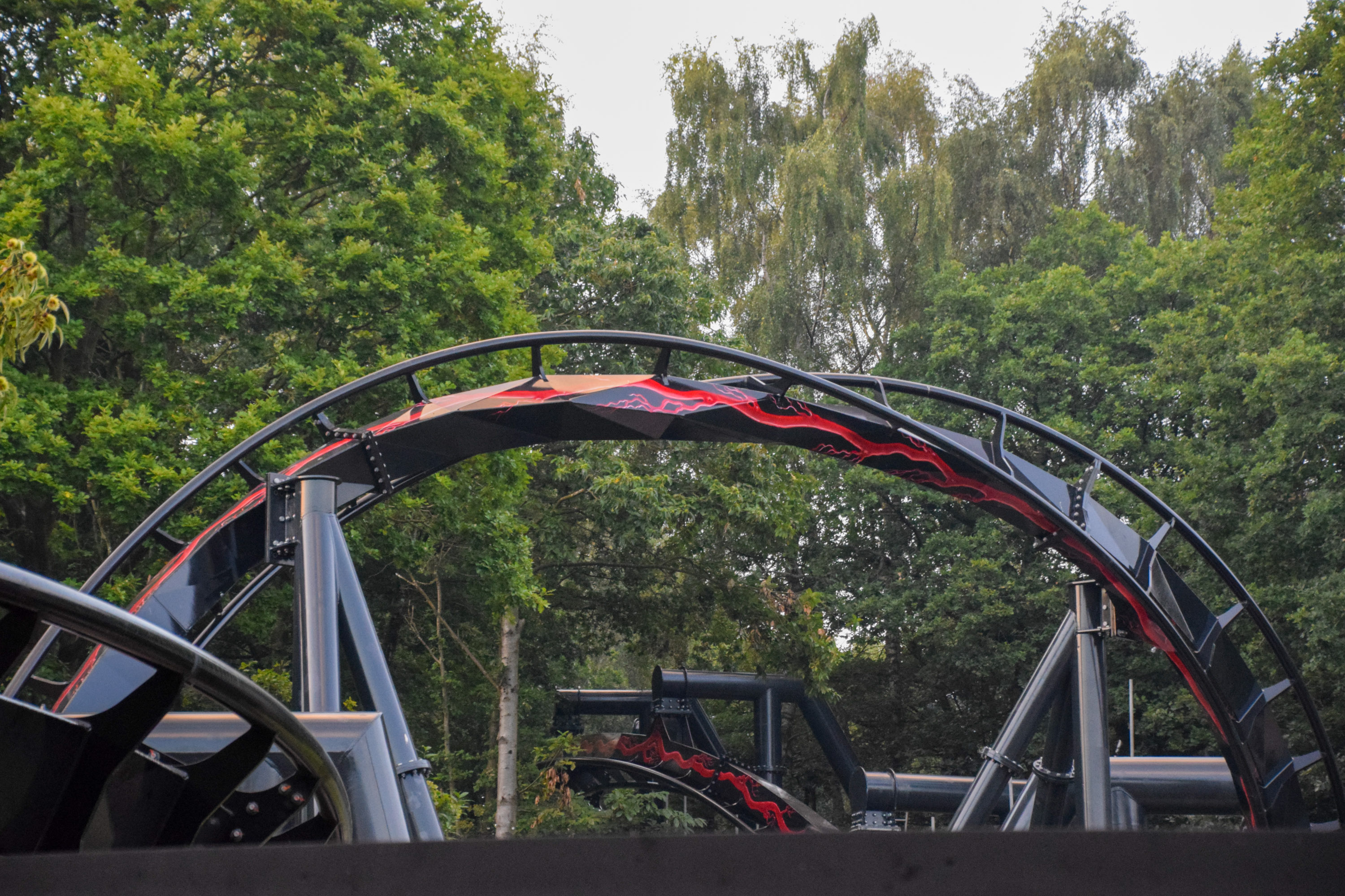 Nemesis 95% Of Track Installed And Station Painting Continues