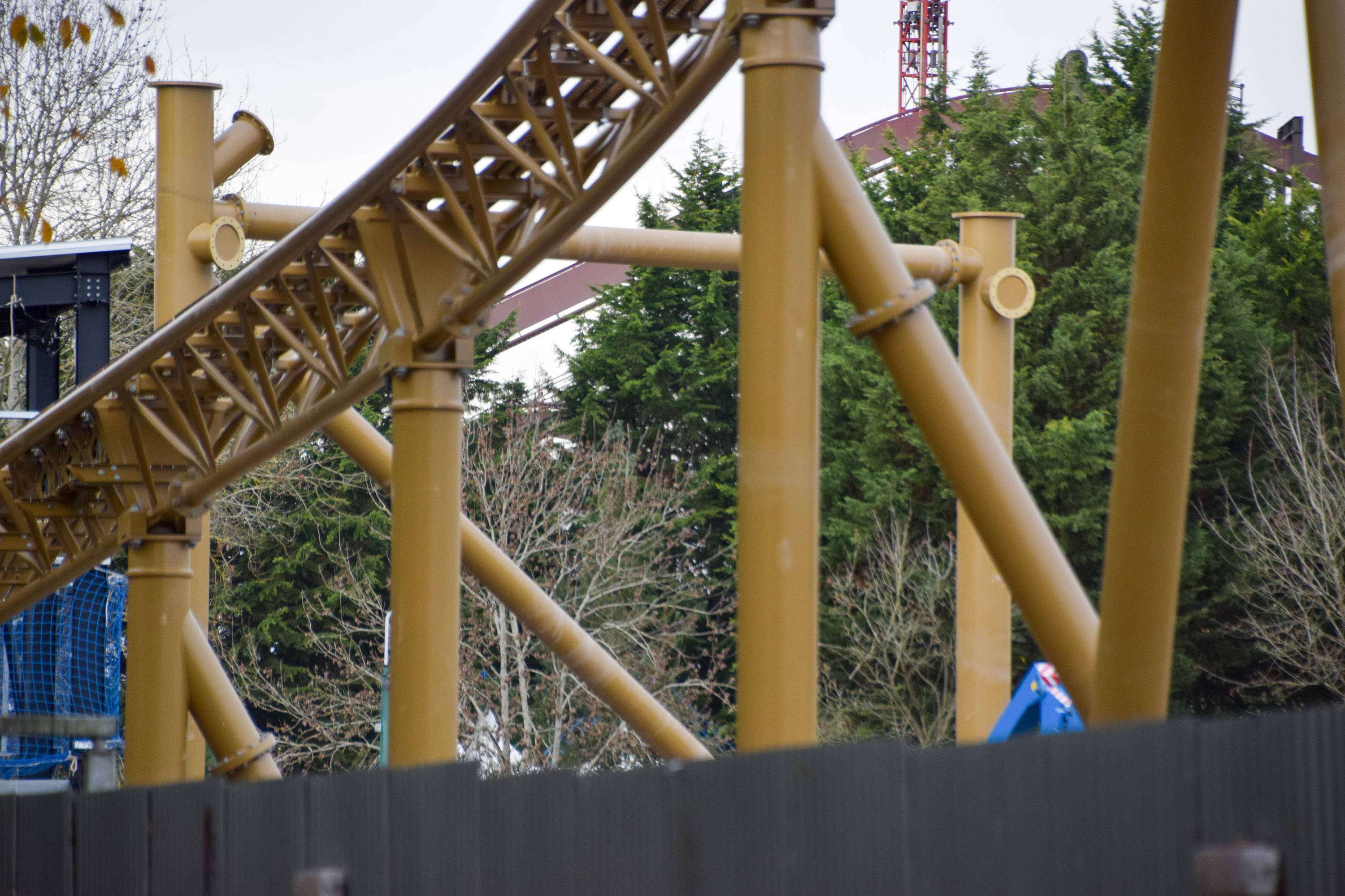 Hyperia Loop And Inversion Tower Construction Begins