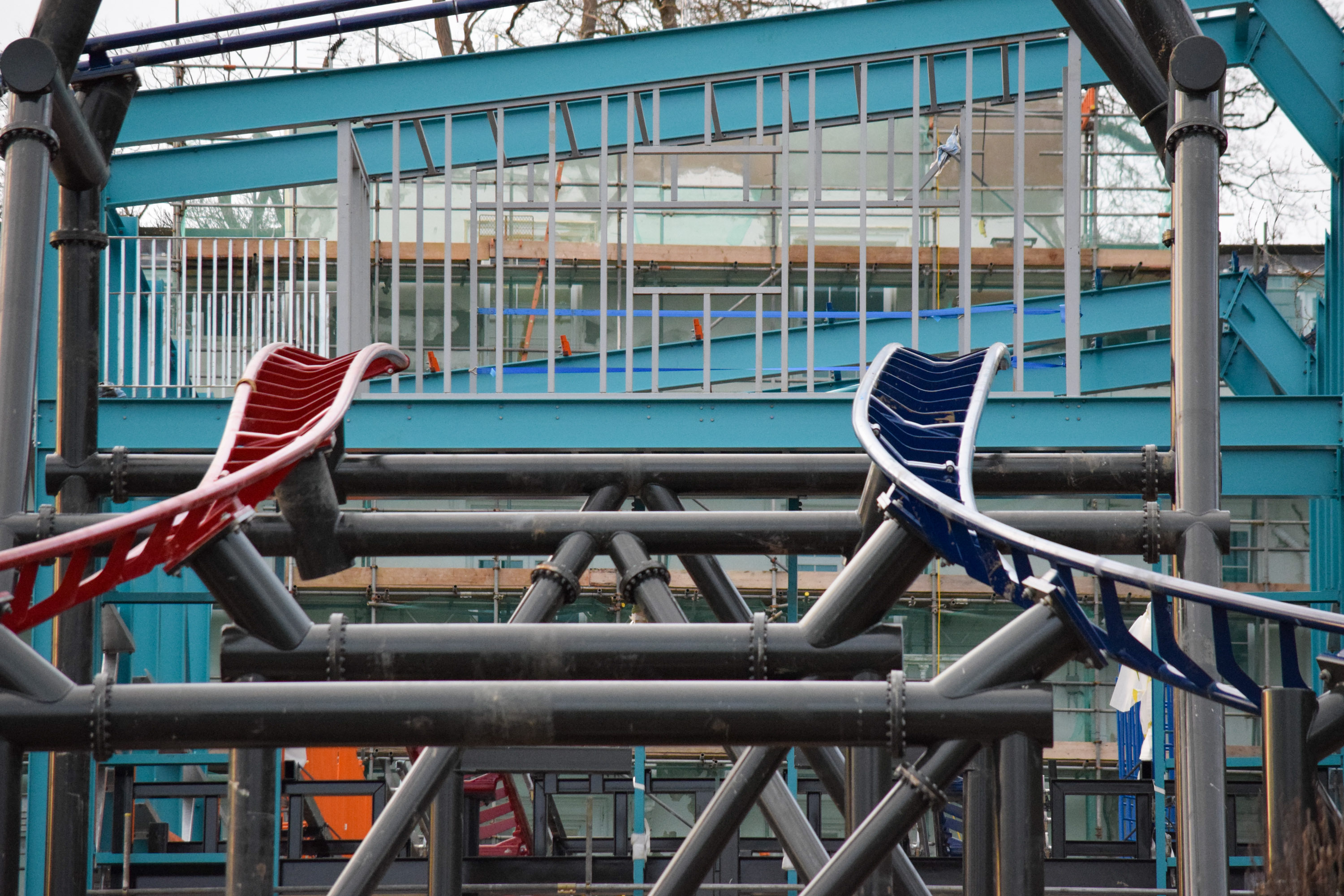 Legoland Windsor Minifigure Speedway Track Installation 90% Complete