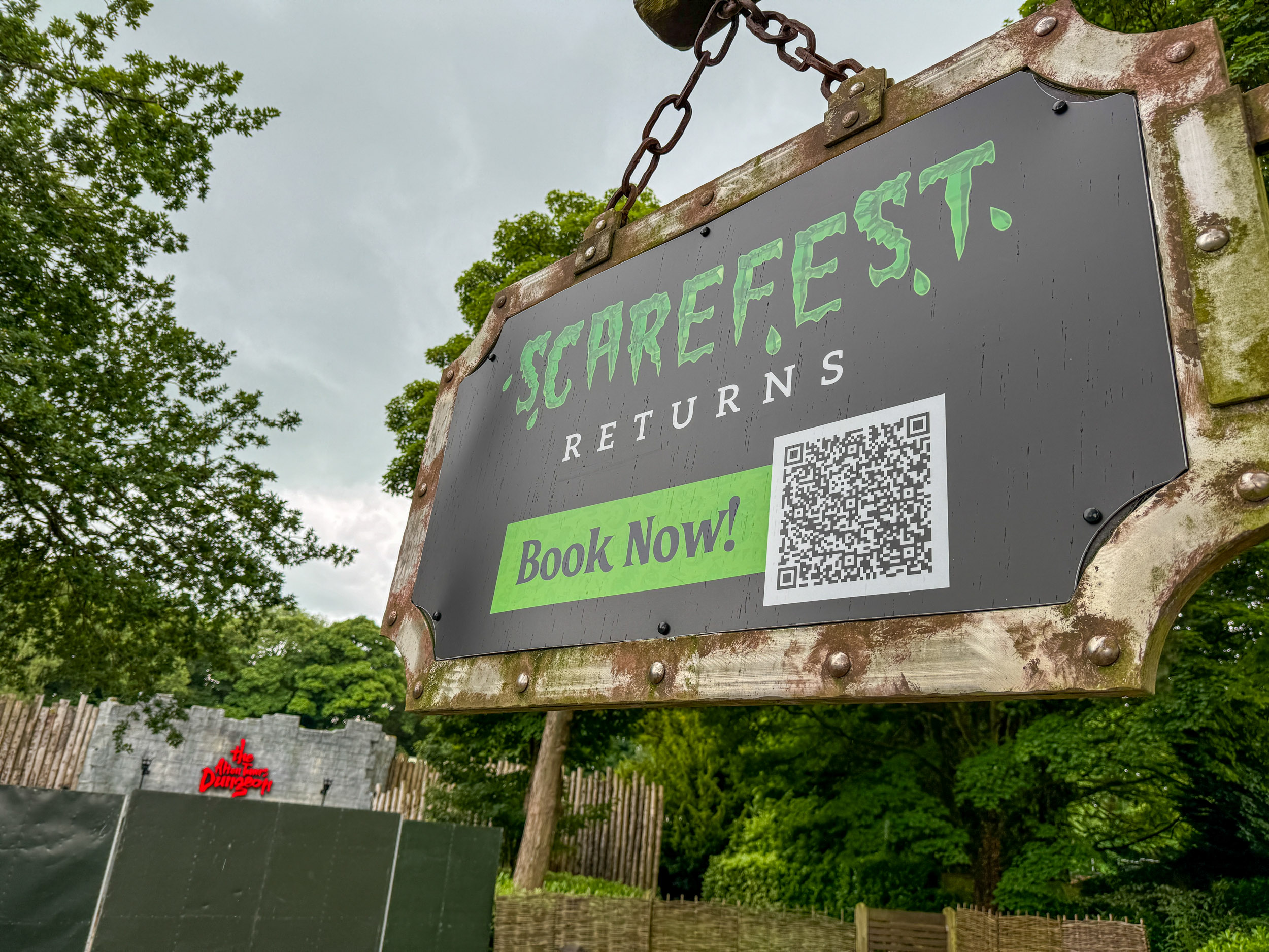 Alton Towers Scarefest 2024 Preparations Underway