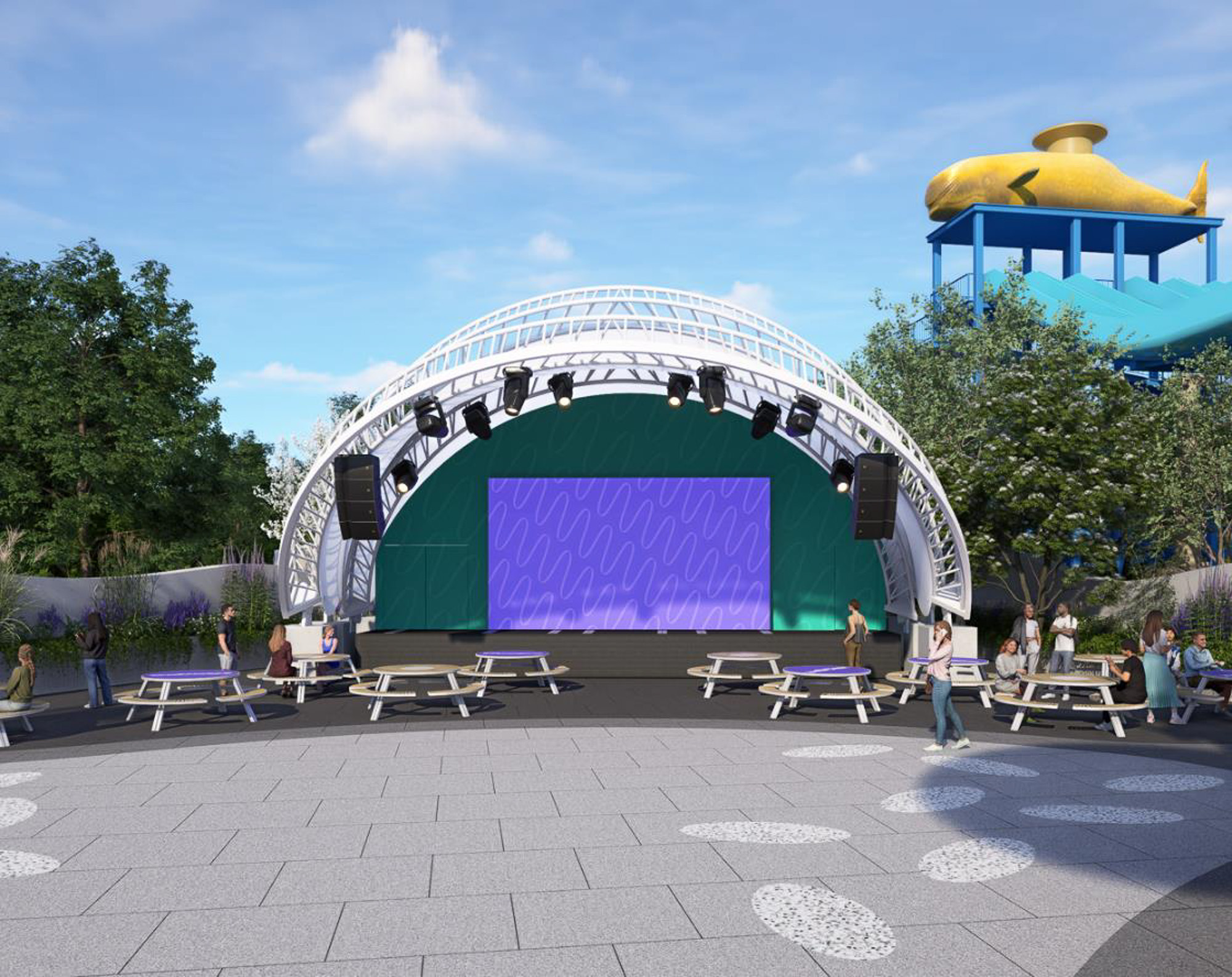 Thorpe Park Submits Plans For Major Beach Transformation with New Stage Seating and Event Space