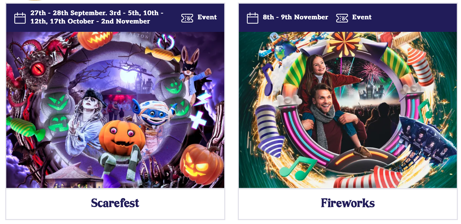 Alton Towers Unveils Exciting 2025 Events Calendar