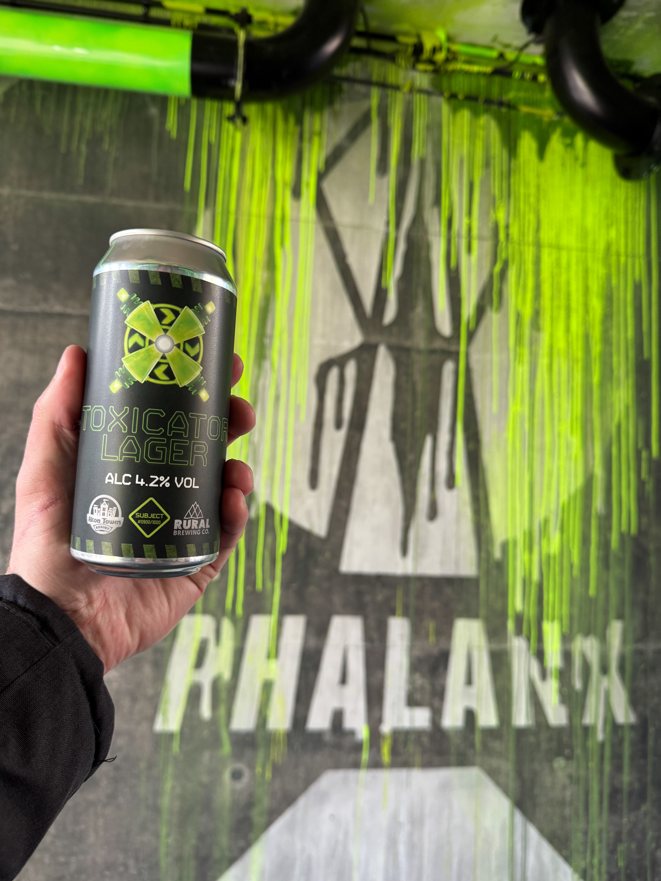 Alton Towers Limited Edition Toxicator Beer