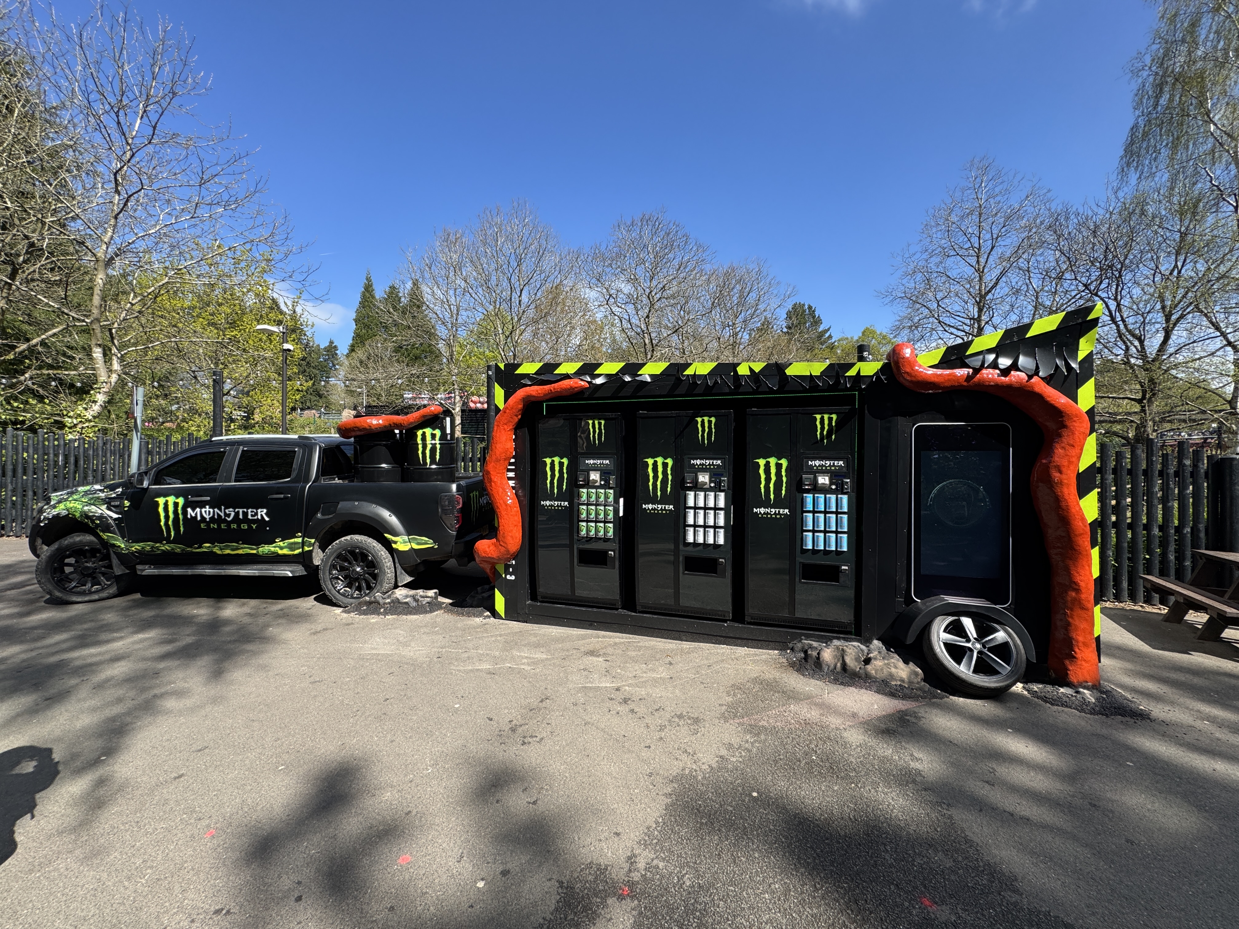 Alton Towers Forbidden Valley Sponsored by Monster Energy?