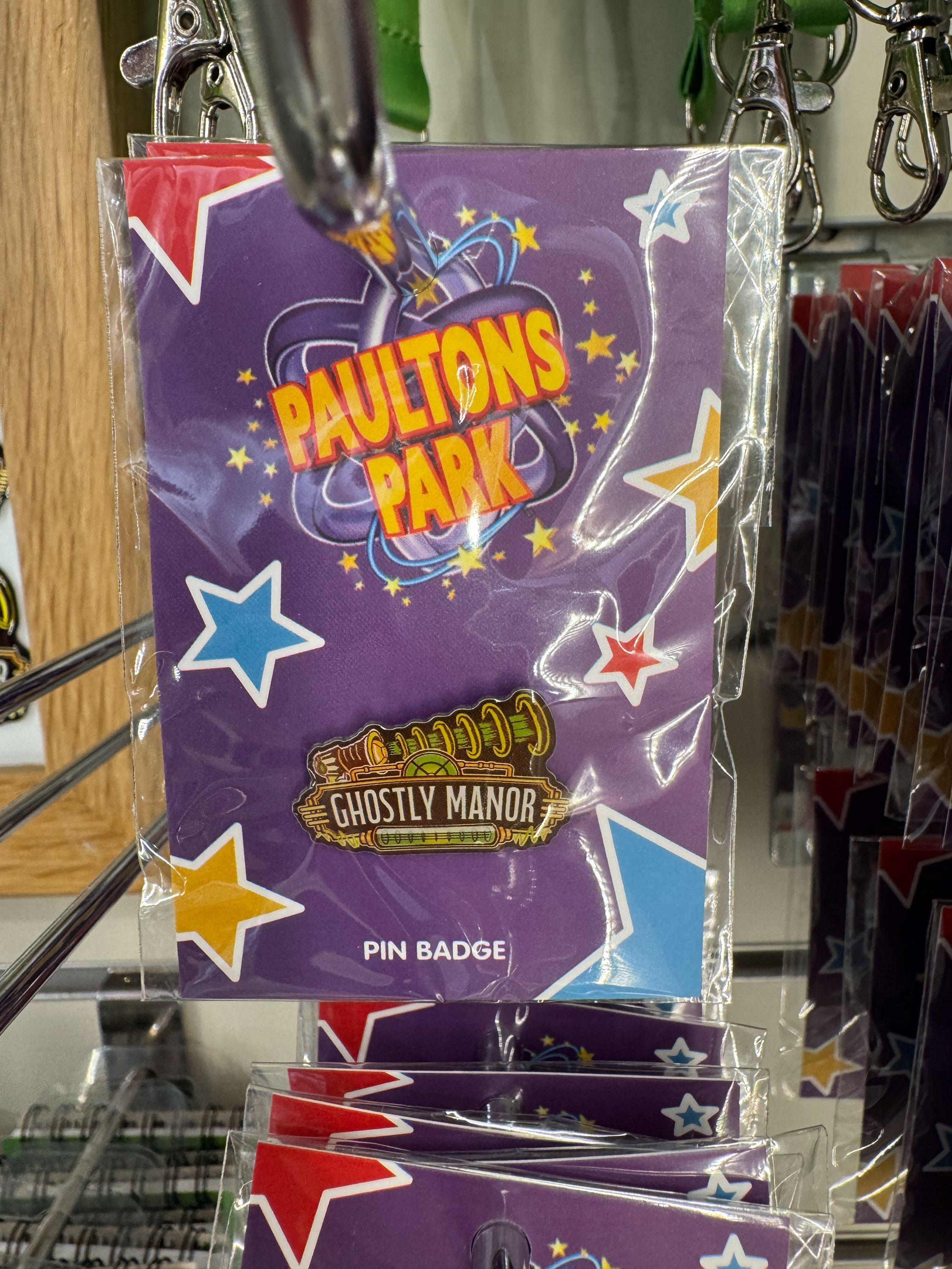 Paultons Park 2025 Merch And Pin Badges