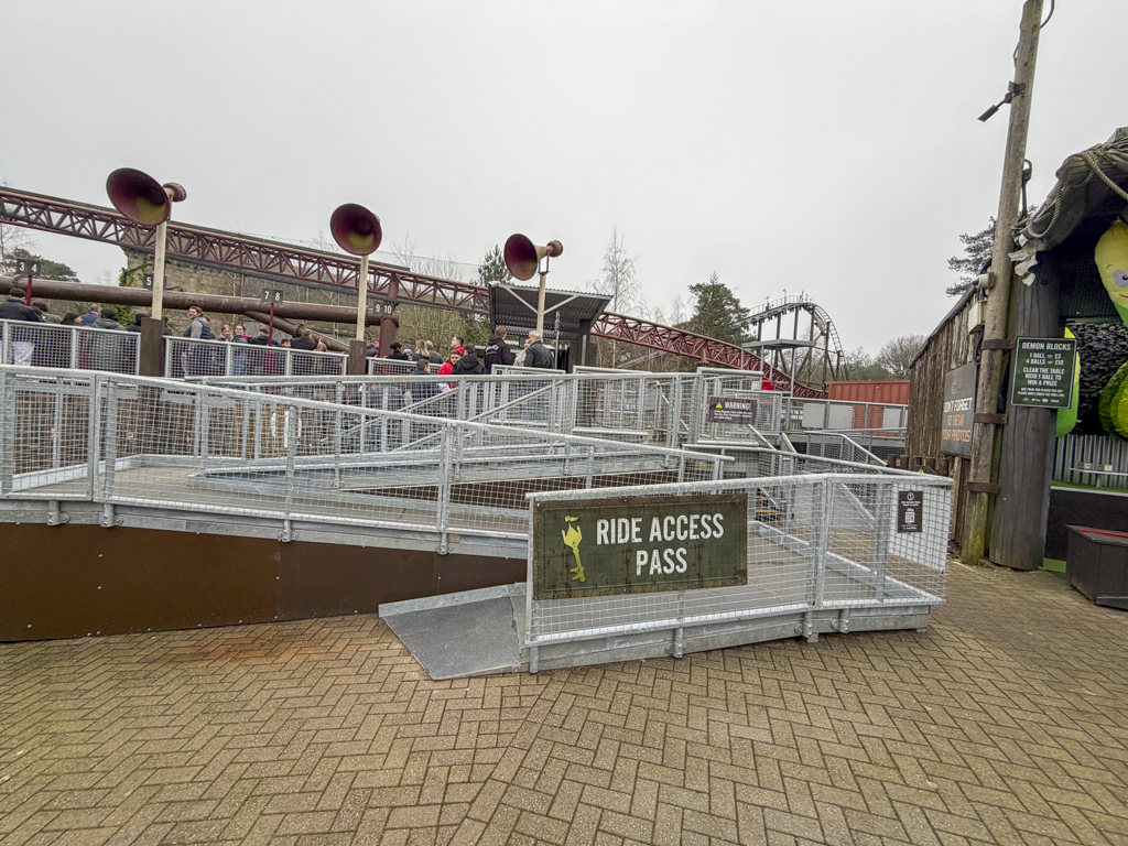 New Accessibility Ramp Installed for Rita at Alton Towers