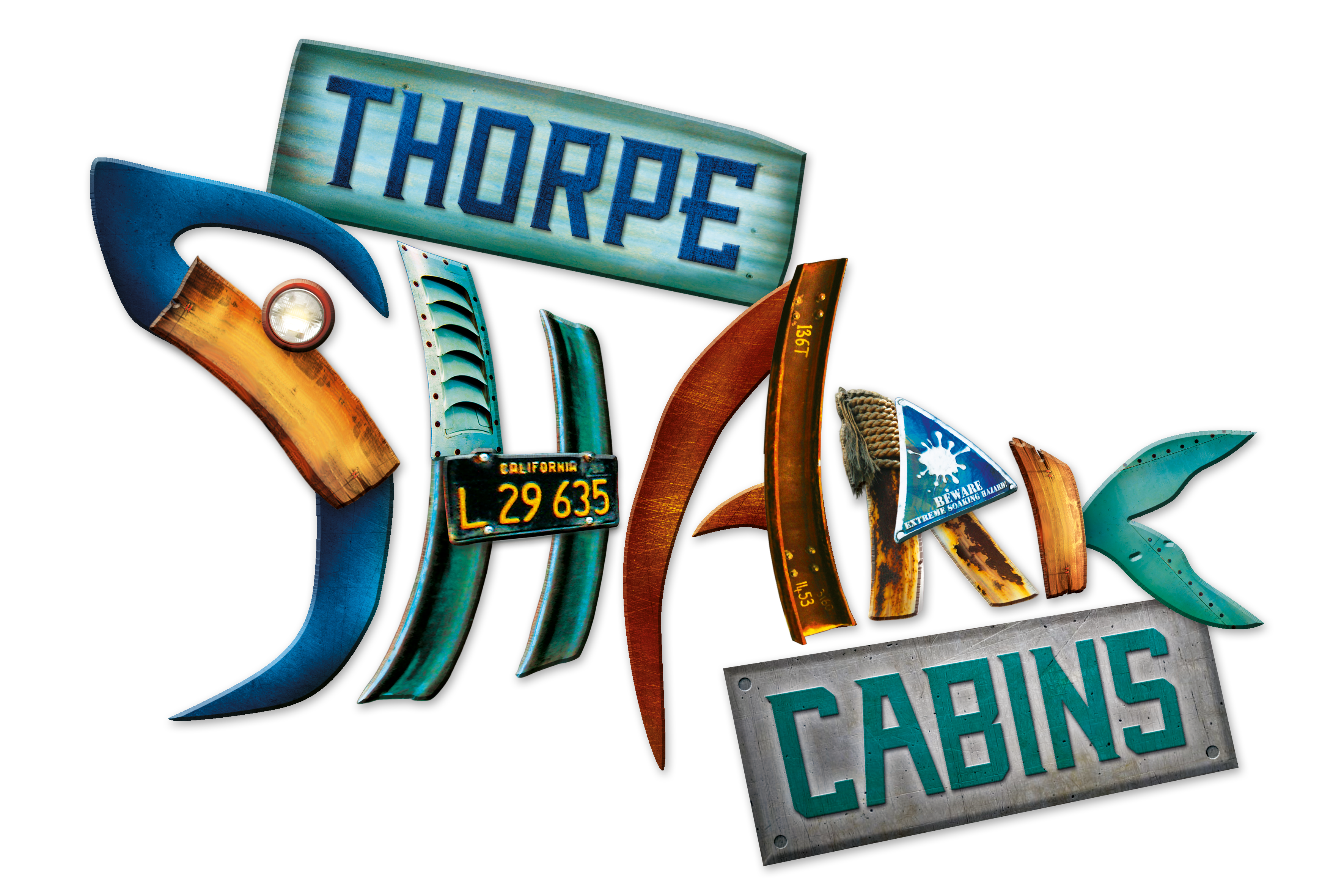 Thorpe Shark Cabins Logo
