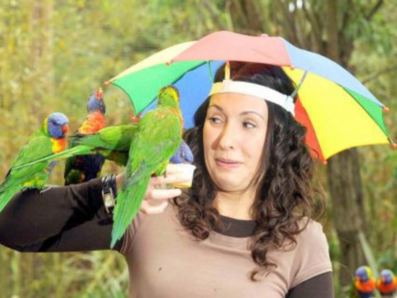 Chessington launch umbrella hats