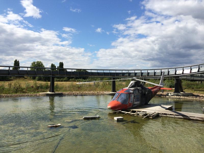 Work starts on island for new rollercoaster?