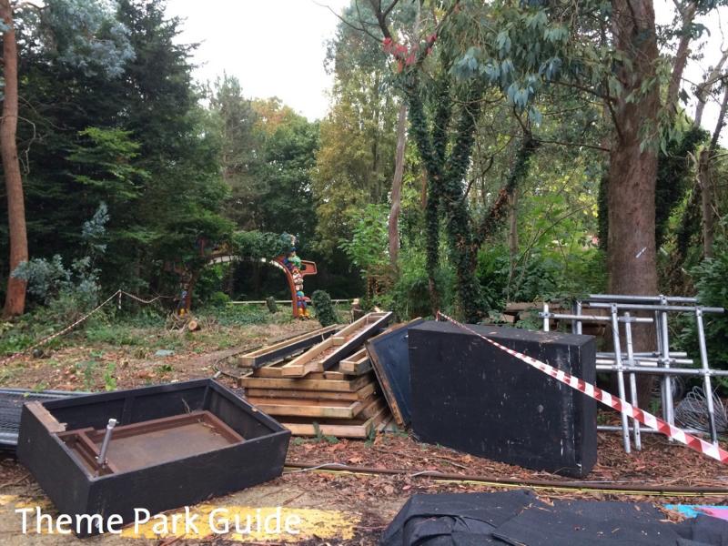 Tree Cutting At Thorpe Park