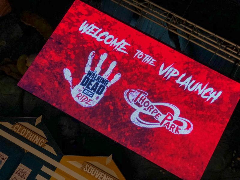 Walking Dead The Ride Press Launch