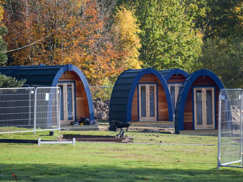Stargazing Pods Installation Begins
