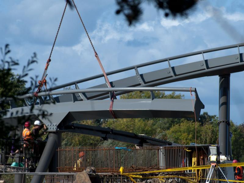 The Swarm Track Starts To Be Installed