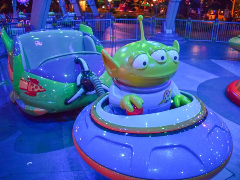 Alien Swirling Saucers