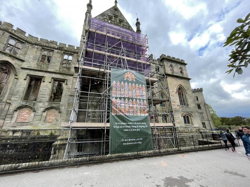 Alton Towers Restoration Of Banqueting Hall Window