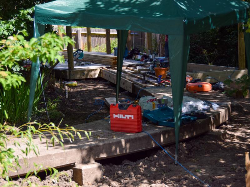 Foundations For New Hotel Pathway At LEGOLAND Windsor