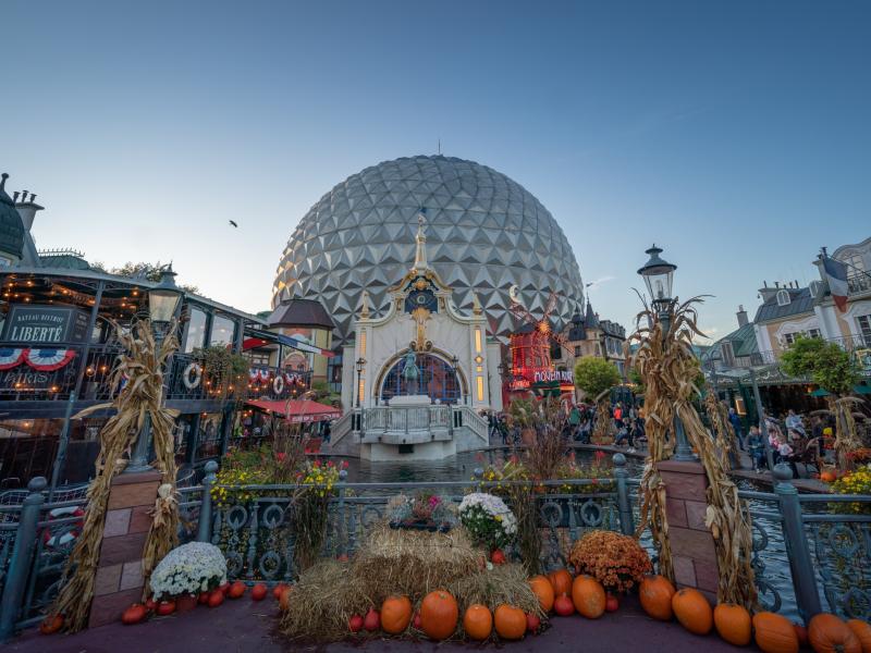 A Sea Of Pumpkins At Europa Park