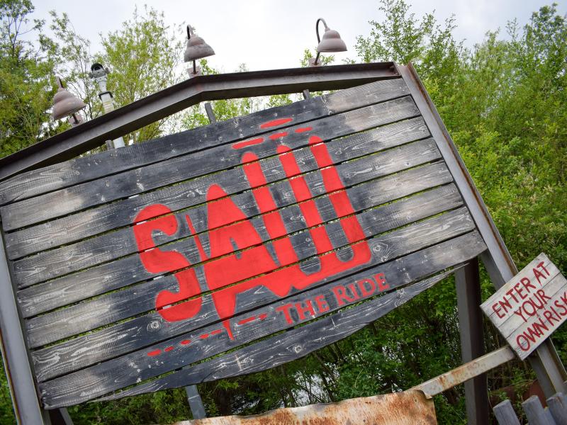 Saw Plaza Sign Receives Paint Job