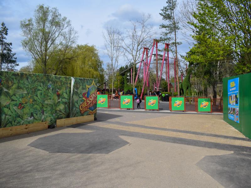 Chessington Lodge Gate Retheme Continues