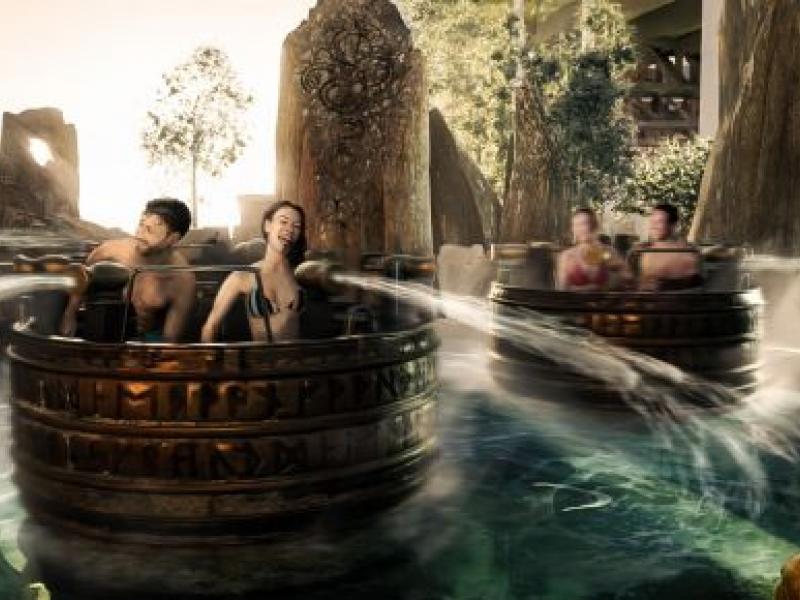 Rulantica Twist And Splash Ride Installation Begins