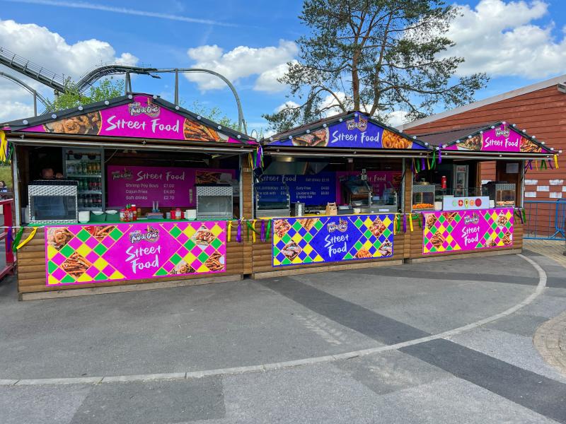 Mardi Gras North and East Street Food Stalls