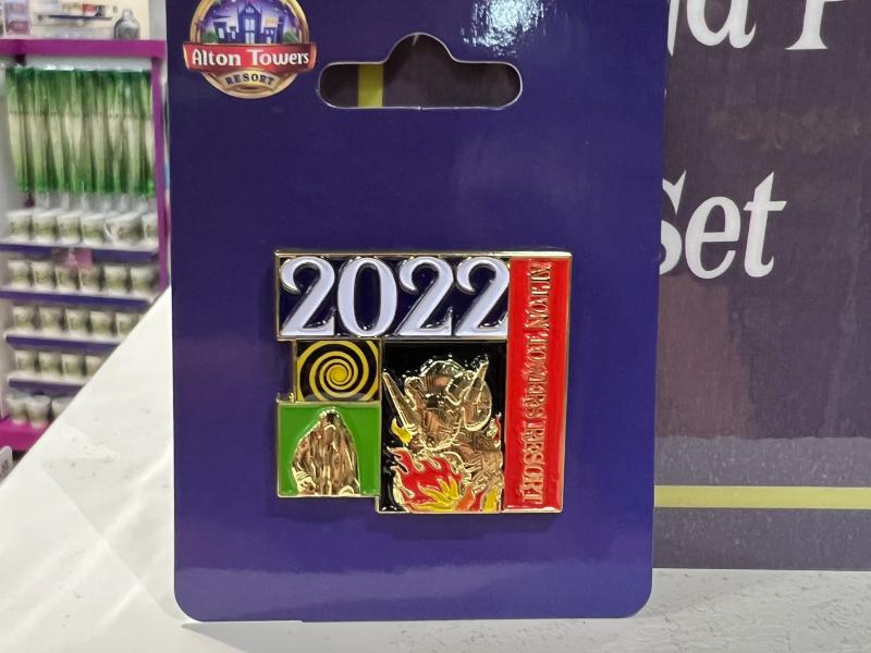 Alton Towers 2022 Pins