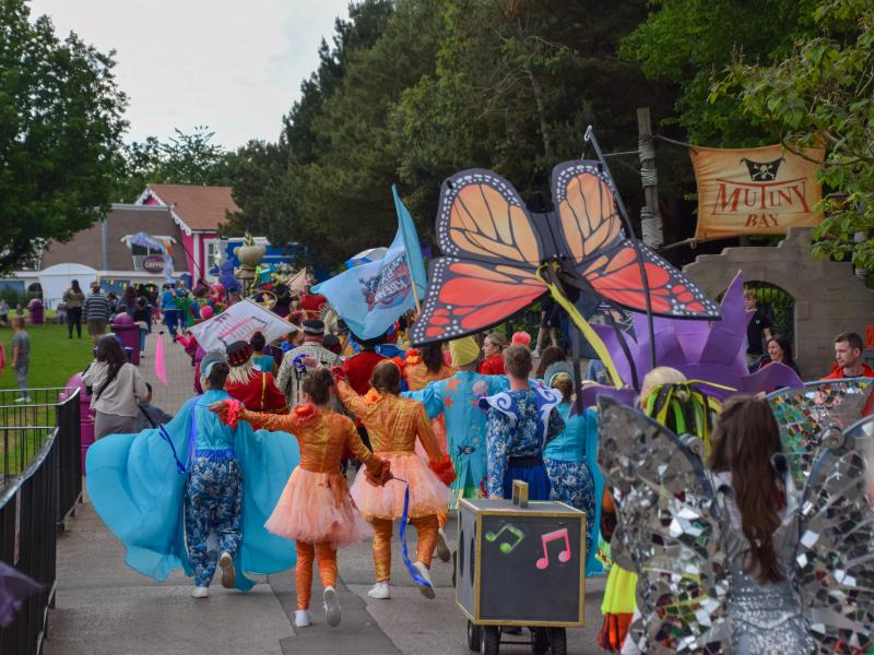 Alton Towers Mardi Gras Parade