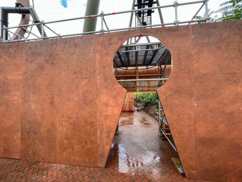 Fright Nights 2022 September Construction Update Through The Key Hole