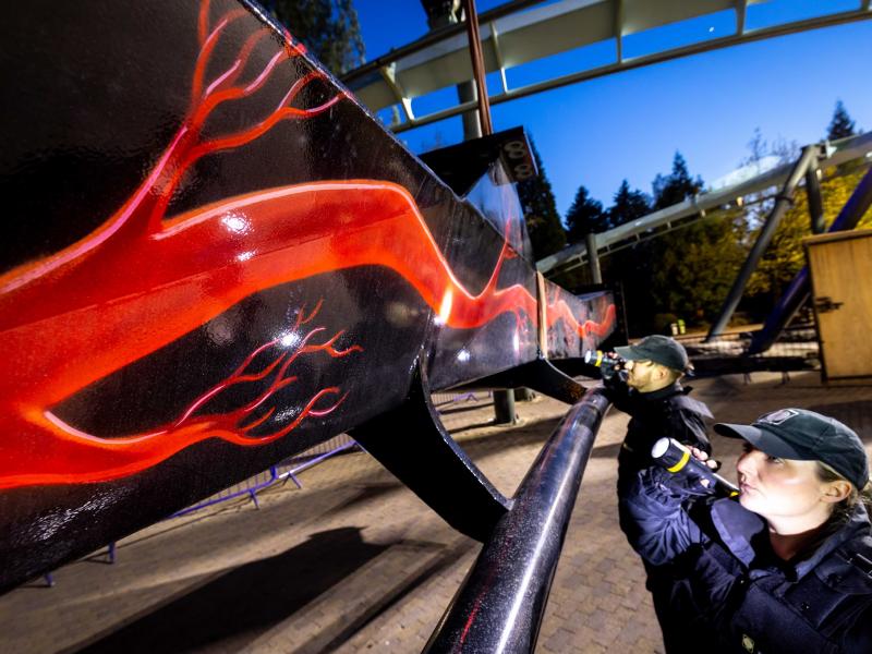 Nemesis track revealed as iconic Alton Towers rollercoaster returns