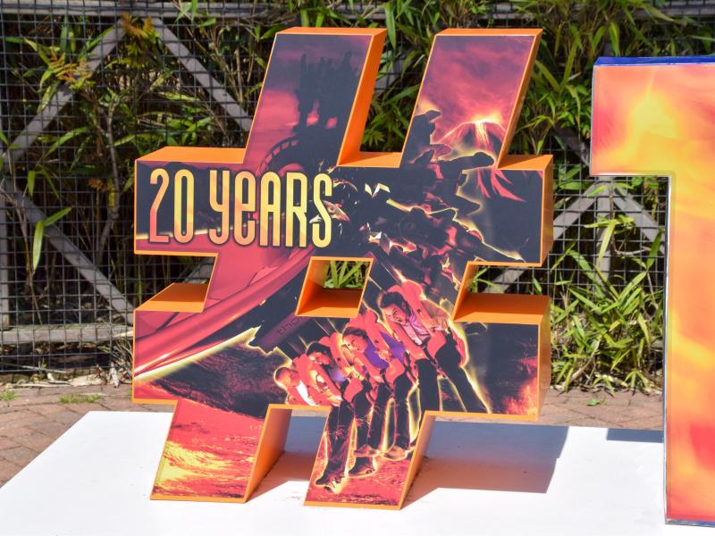 20 Years Of Nemesis Inferno Thorpe Park Sign