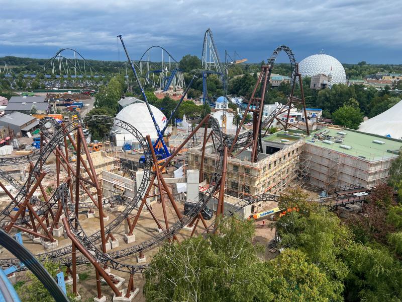 Europa Park 2024 Rollercoaster August Construction Update